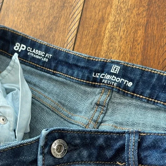 Bundle Jeans Pants denim blue Liz Clairborne black Gloria Vanderbilt Amanda 8p - Picture 16 of 16